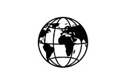 Global Earth World Map Icon Bundle, an Icon by musafir_fashion (Thumbnail 3 of 10)