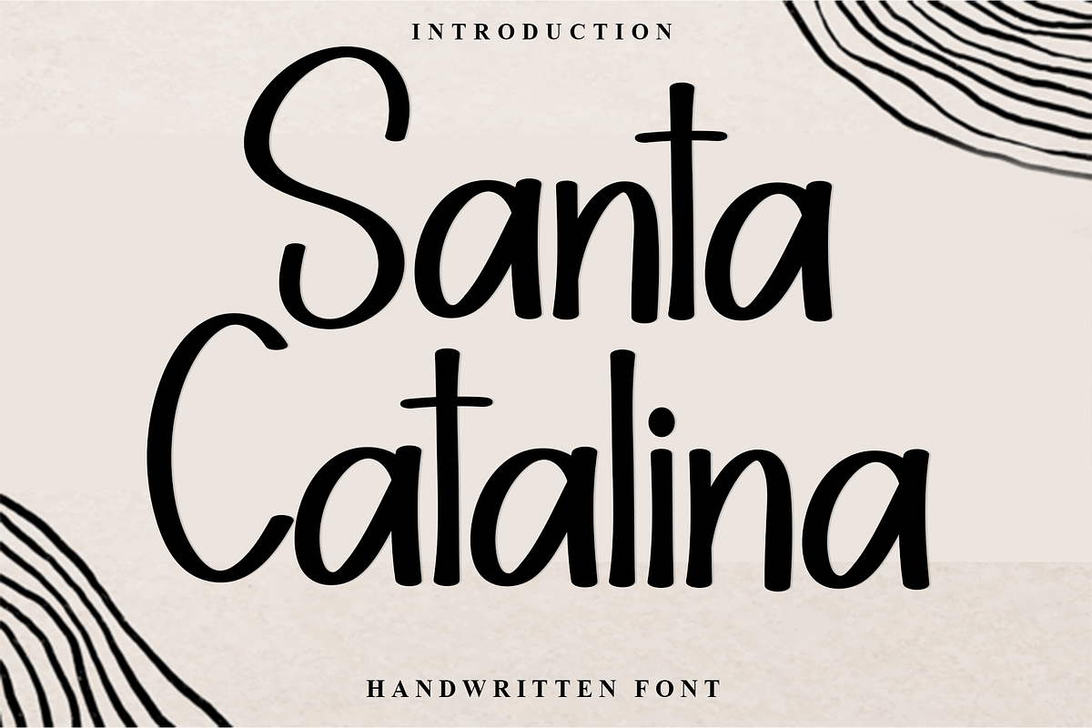 Santa Catalina, a Script Font by FreshTypeINK (Photo 1 of 8)