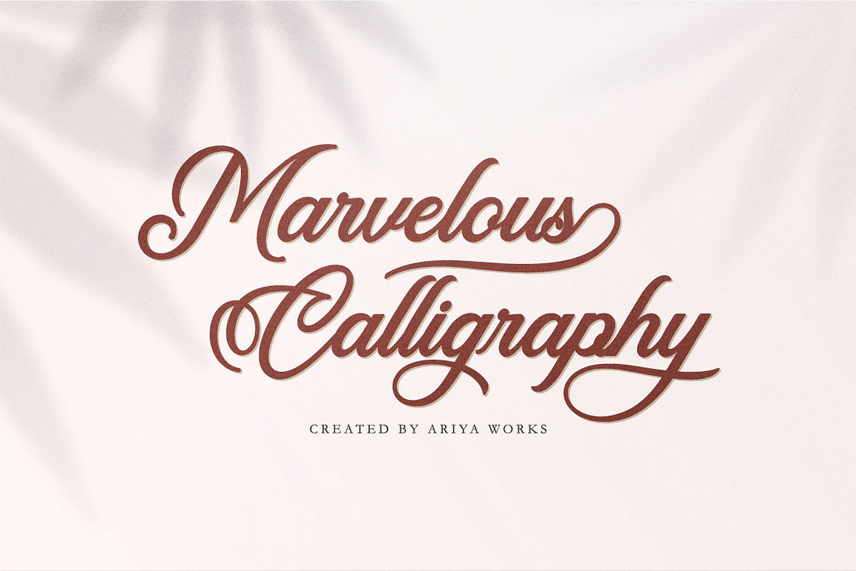 Tequilla Creature | Bold Calligraphy, a Script Font by Ariya Works (Photo 2 of 14)