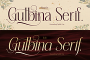 Gulbina, a Serif Font by Burntilldead (Thumbnail 2 of 12)