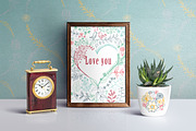 Twigs & flowers. Vector patterns, a Pattern Graphic by olly87 (Thumbnail 8 of 8)