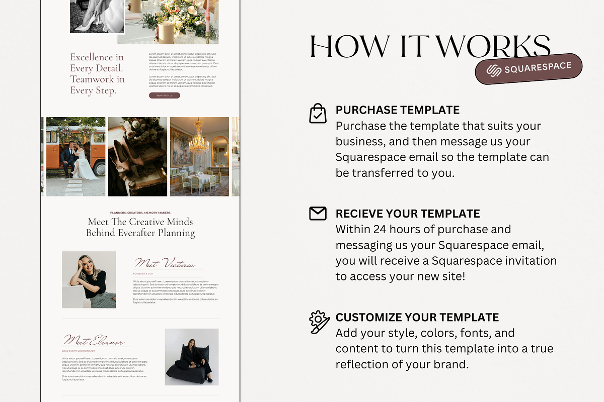 Squarespace Website Template Pink, a Squarespace Template by Breah Designs (Photo 7 of 10)