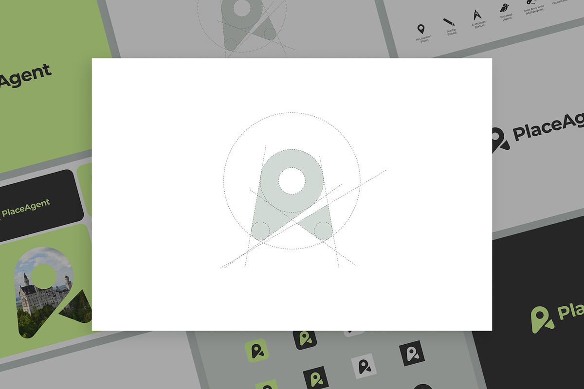 Place Agent Logo, a Branding & Logo Template by One Pixel Man (Photo 5 of 6)
