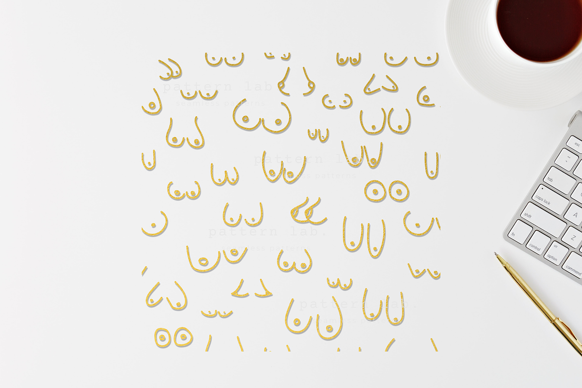 Boobs Cut file svg dxf eps png, a Pattern Graphic by PatternLab. (Photo 3 of 6)