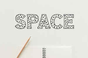 Space Slab Font