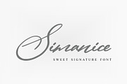 Simanice, a Script Font by Good Java Studio (Thumbnail 1 of 7)