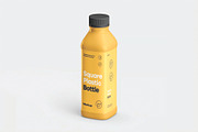 Square Plastic Bottle Mockup, a Packaging Mockup by DesignRushMarket (Thumbnail 8 of 9)
