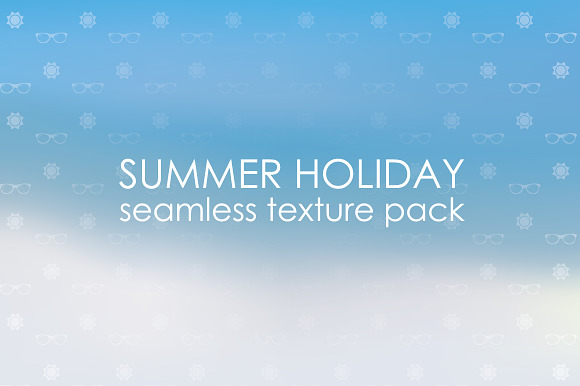 Vector Summer Seamless Patterns