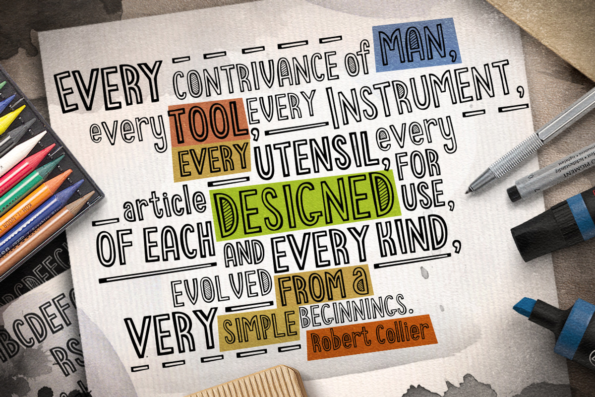 Stripecomic Typeface preview 4