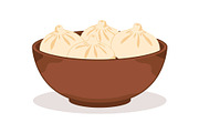 Steamed Dumpling Bowl Clipart, an Object Graphic by Gfx_Store (Thumbnail 9 of 13)