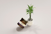7 in 1 Amber Glass Cosmetic Bundle, a Cups & Container Mockup by pmvch (Thumbnail 26 of 106)