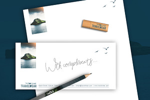 Travel Inspired Stationery Template