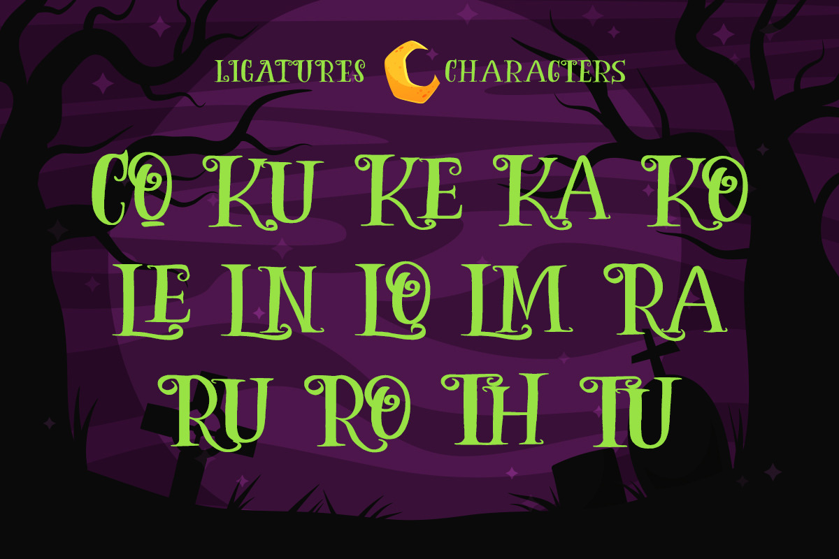 DEMON BEAST - Happy Halloween Font, a Handwritten Font by Mozatype (Photo 10 of 10)