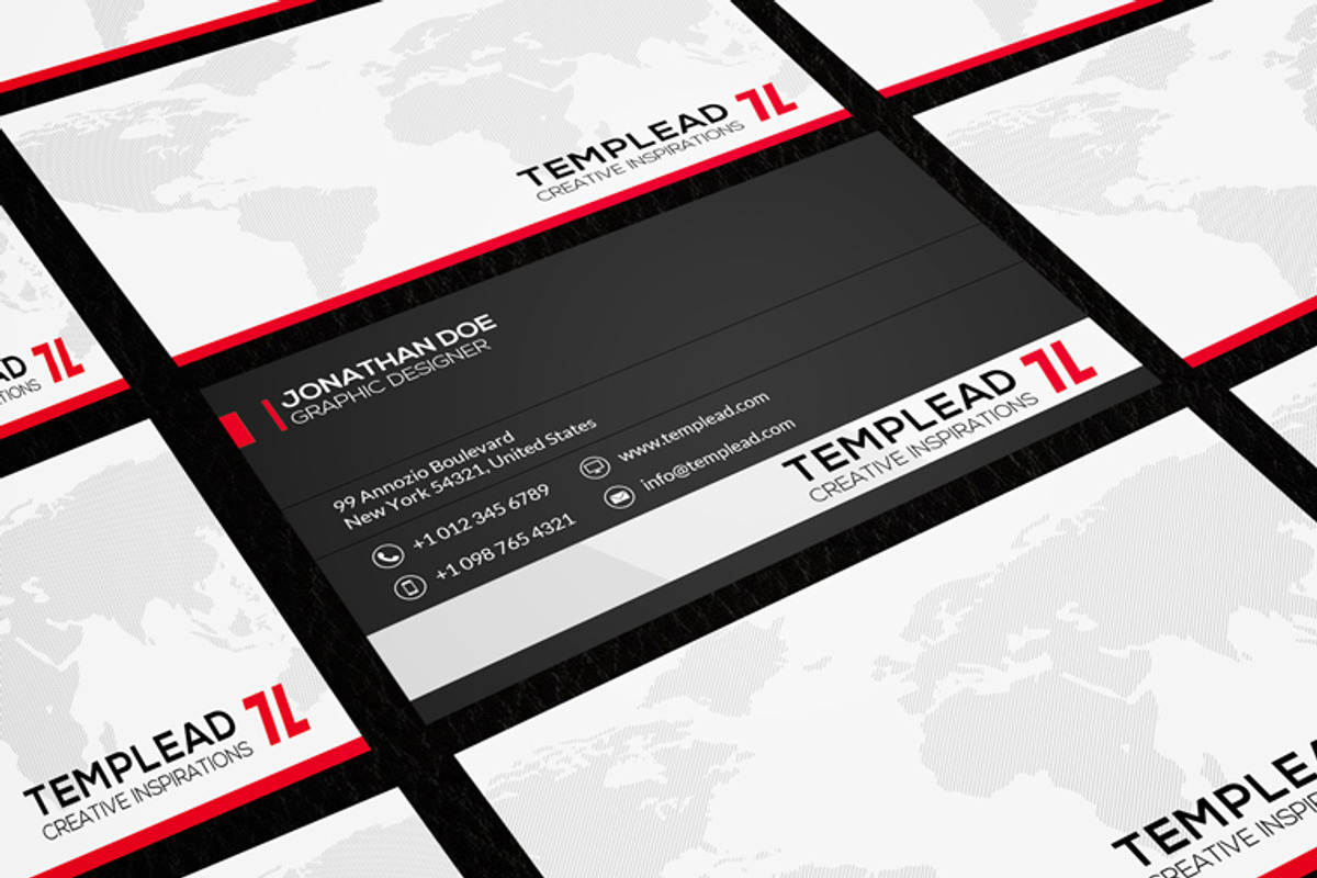 Corporate Business Card CM149, a Business Card Template by annozio (Photo 4 of 4)