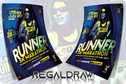 5K Marathon Sport Event Flyer, a Flyer Template by regalDRAW (Thumbnail 2 of 3)