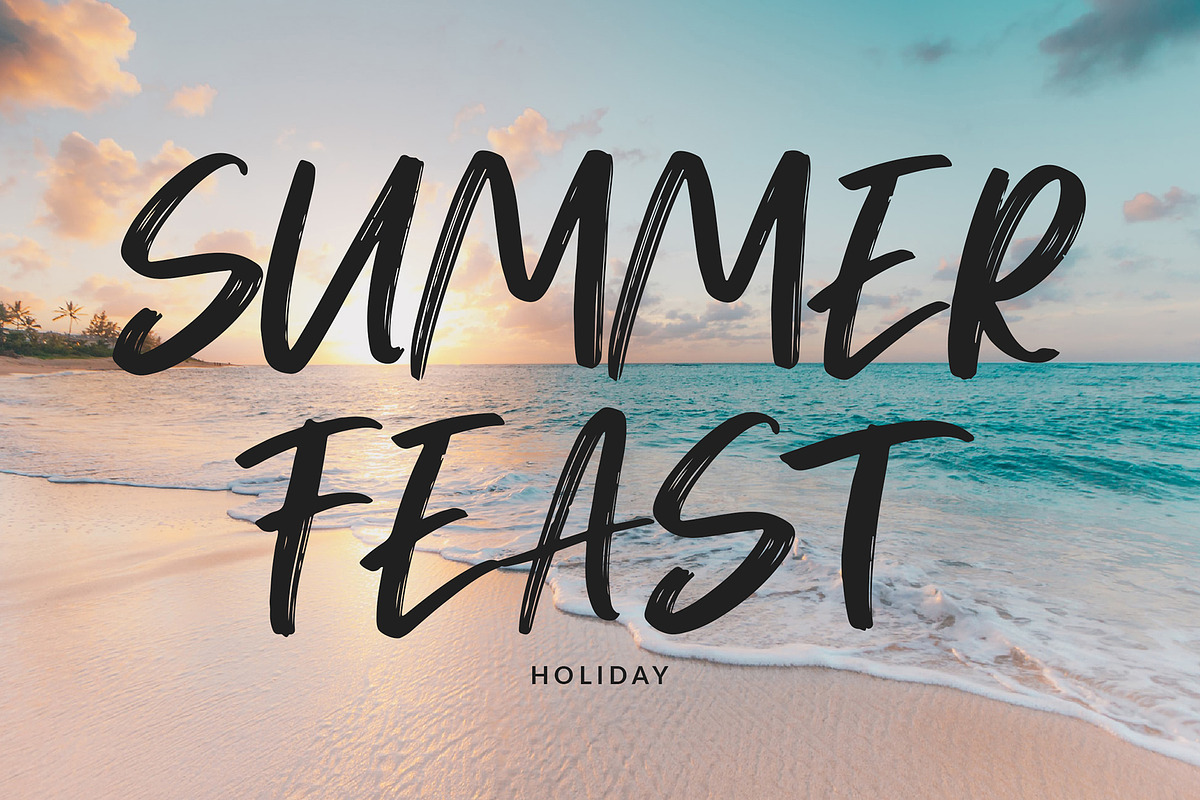 Wakeling Brush Font preview 2