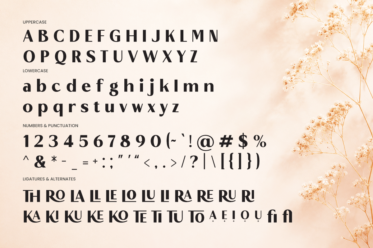 Onelia - Stylish Sans Serif Font, a Sans Serif Font by RagamKata (Photo 9 of 9)