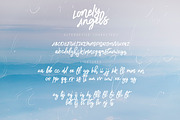 Lonely Angels Brush Font, a Script Font by chekart (Thumbnail 8 of 9)