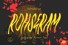 ROHSERAM - Halloween Horror Font