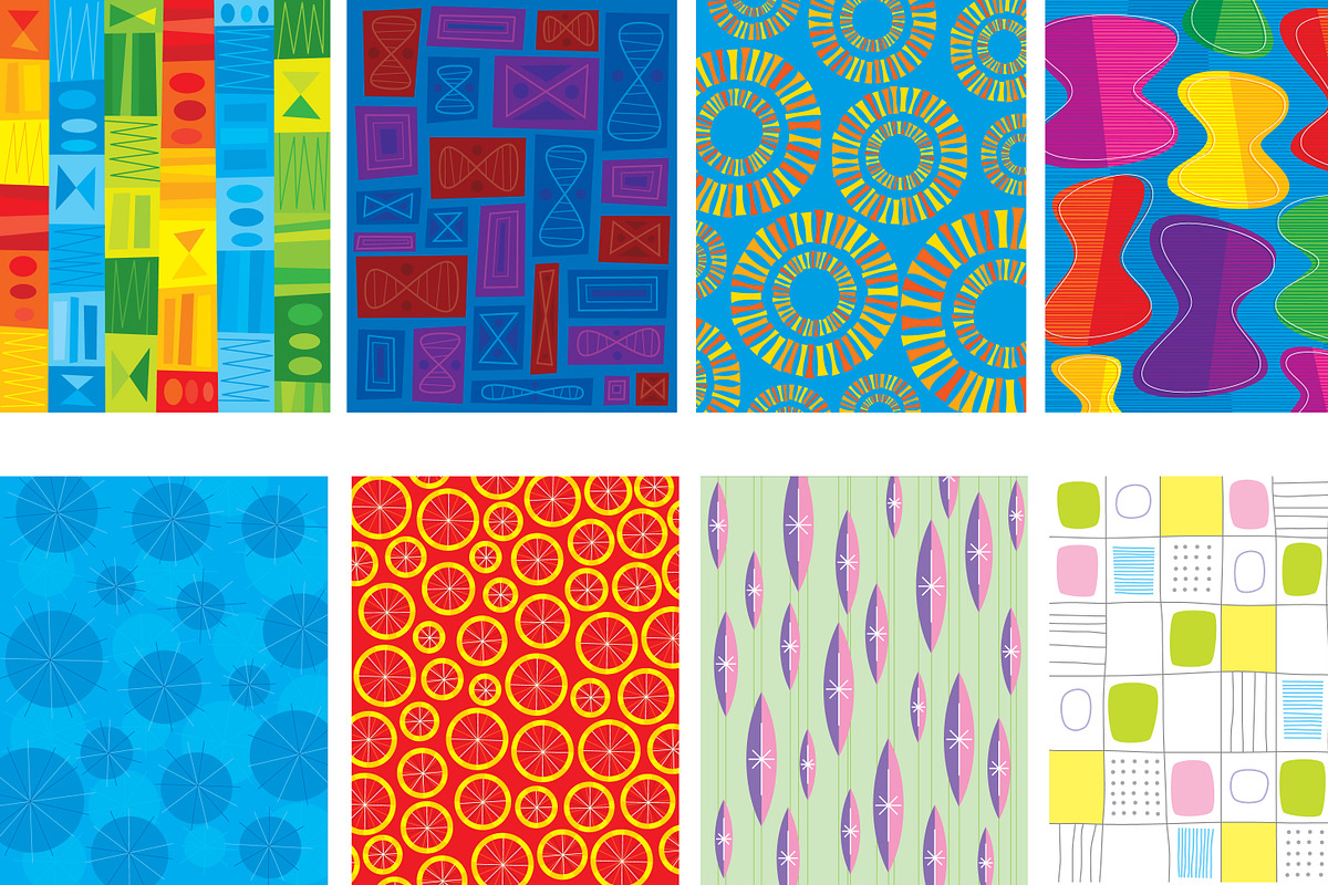 Funkybacks: Retro Fifties Patterns preview 4
