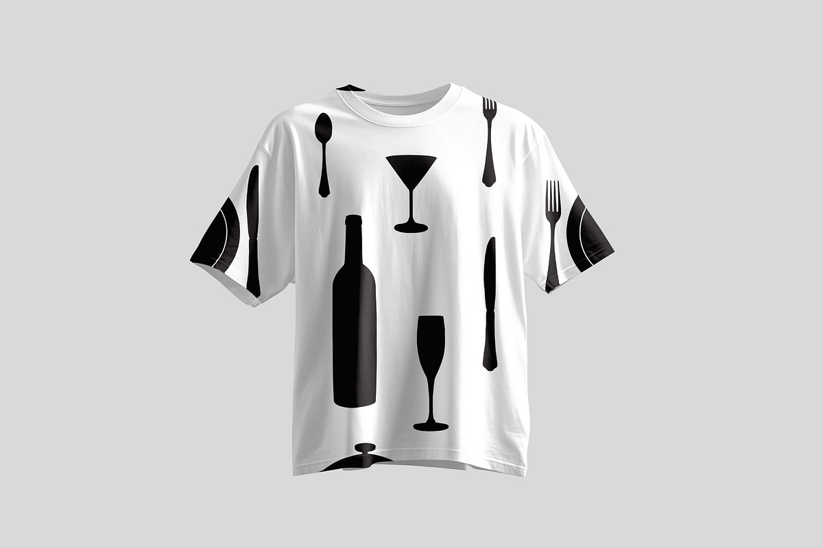 Seamless pattern kitchen cutlery, a Pattern Graphic by Viktorijareut (Photo 3 of 5)