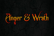 Anger & Wrath | Duo Emotion Fonts, a Font by Omaikraf Studio (Thumbnail 3 of 5)