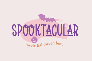 Spooktacular Halloween Groovy Font