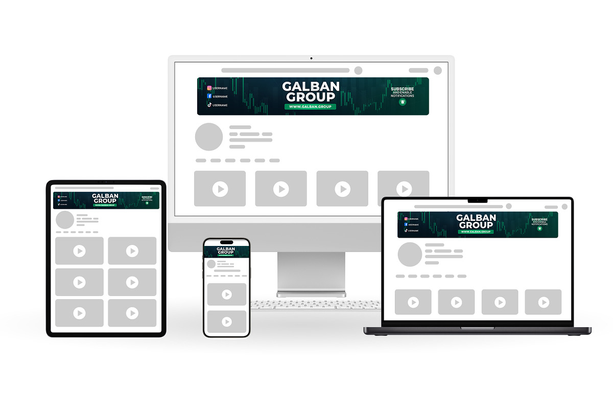 Forex Trading YouTube Banner, a Social Media Template by Vaughn Studios (Photo 3 of 5)
