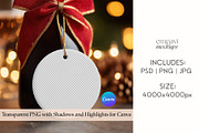 Wine Bottle Ornament Mockup, a Merchandise Mockup by EmpaviMockups (Thumbnail 2 of 6)