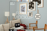 Calm Room: Mix Ratio frame mockups, a Merchandise Mockup by MCKP*ME (Thumbnail 6 of 8)