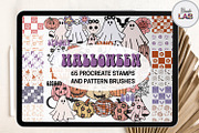 Halloween Procreate Stamps Brushes, a Brushes & More by Brush Lab (Thumbnail 1 of 6)