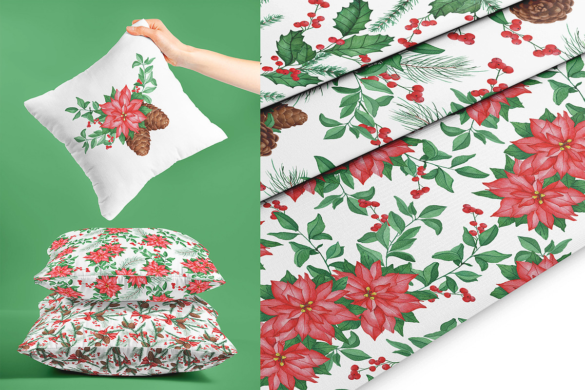 Christmas watercolor collection, a Seasonal Illustration by DamriNa art (Photo 9 of 9)