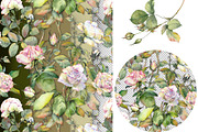 Romantic Watercolor Rose Clipart, a Decorative Illustration by Jeanna Draw (Thumbnail 12 of 17)