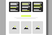Modern Website Wireframe UI Kit, a Wireframe Template by MightyDesign (Thumbnail 3 of 9)