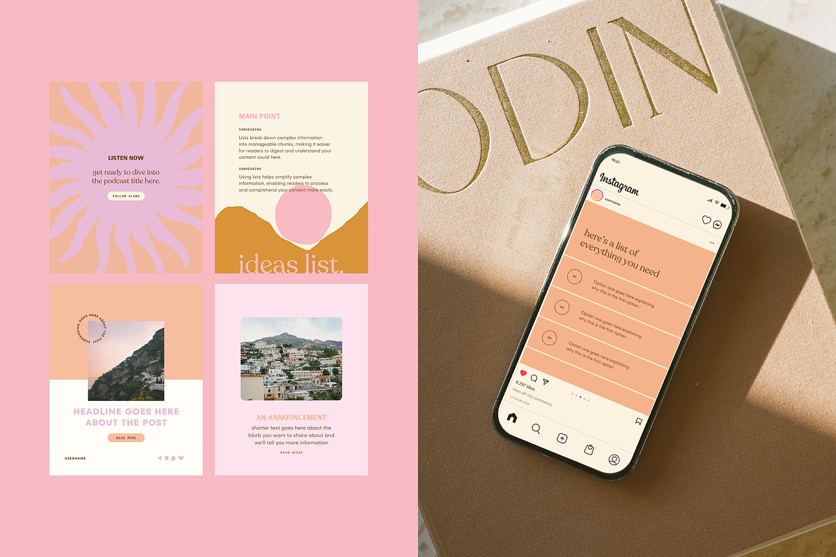 Sunset Series: Instagram Post Template preview 6