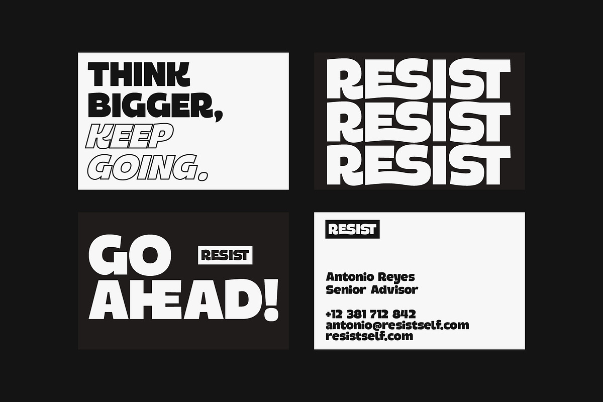 Montra - Bold Sans Display Font, a Sans Serif Font by Surplus Type Co (Photo 4 of 9)
