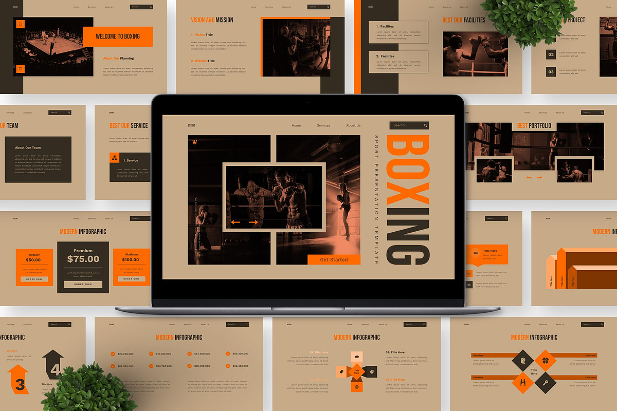 Boxing - Sport Powerpoint preview 5