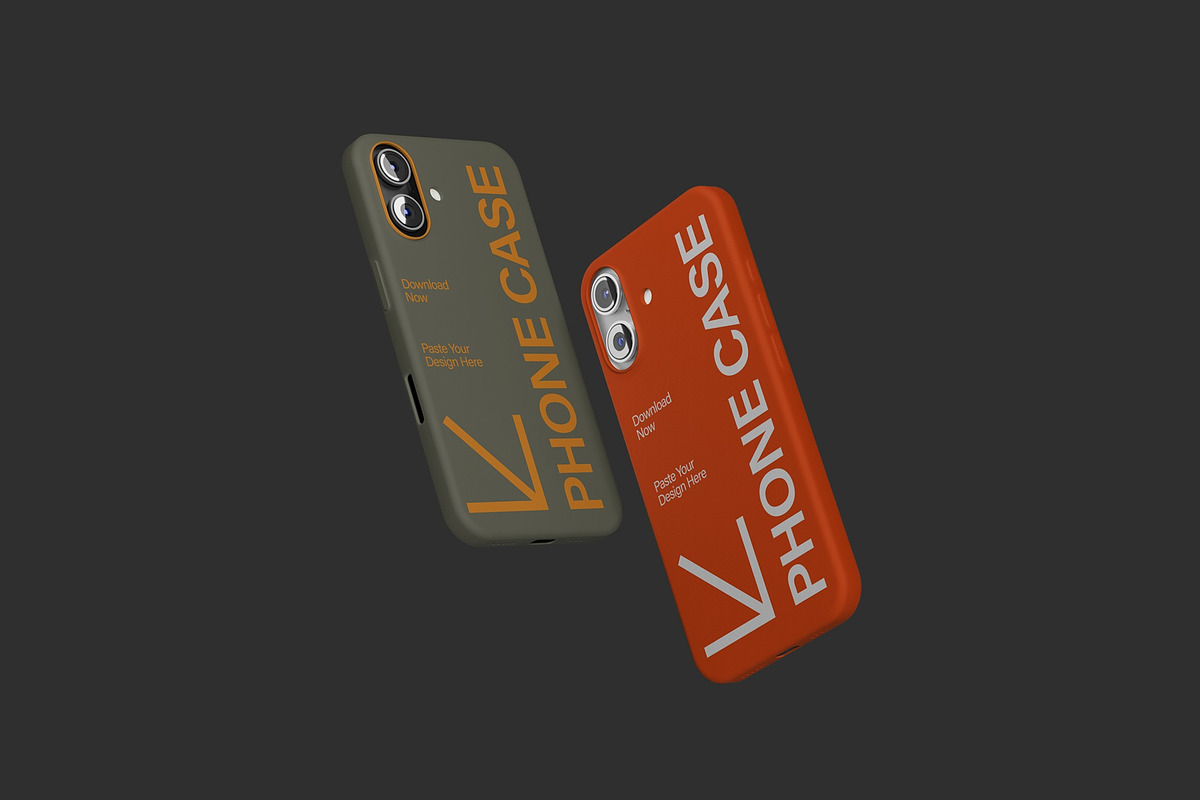 iPhone 16 Case Mockup, an iPhone Mockup by UFR_GRAPHIC (Photo 2 of 4)
