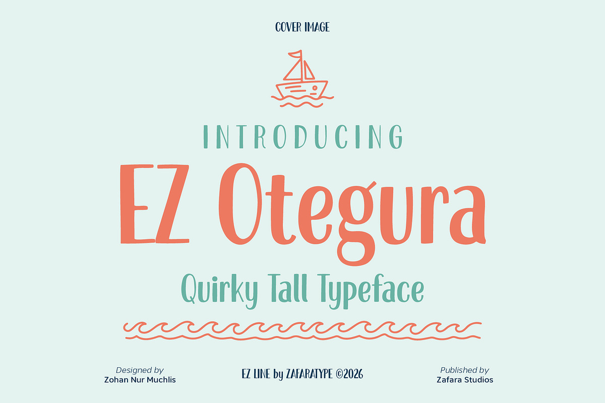 EZ Otegura, a Handwritten Font by Zafara Studios (Photo 1 of 6)