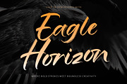 Eagle Horizon, a Handwritten Font by Letterara (Thumbnail 1 of 13)
