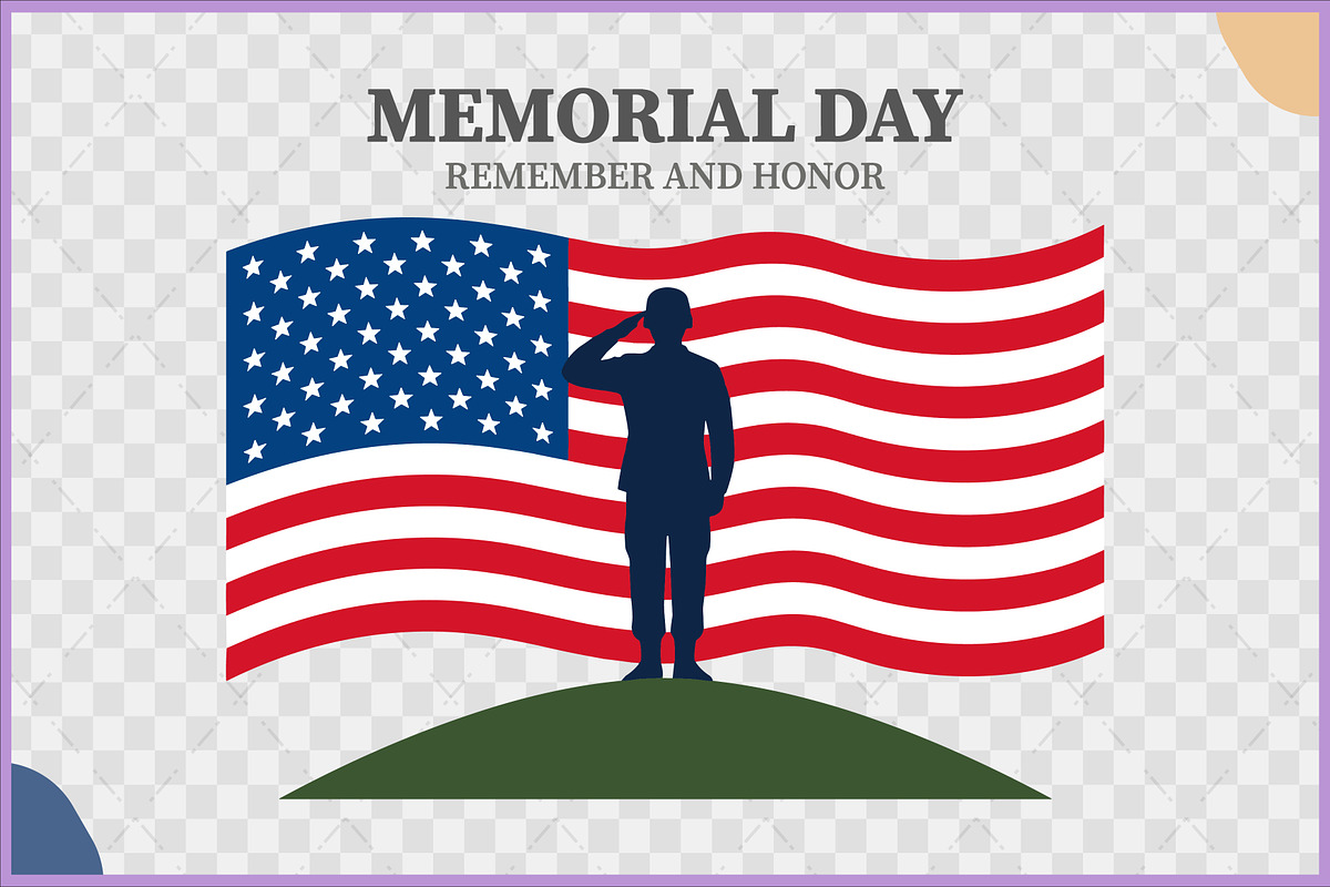 Patriotic Soldier USA Flag SVG PNG, a Person Illustration by Gfx Expert Team (Photo 2 of 3)