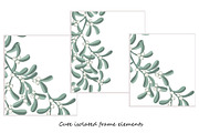 Set of Mistletoe Branch Elements, an Object Graphic by Toltemara (Thumbnail 2 of 3)