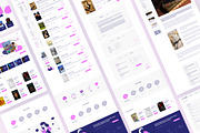 Booktopia – Fun Book Store Website, an UI Kit Template by peterdraw (Thumbnail 7 of 10)