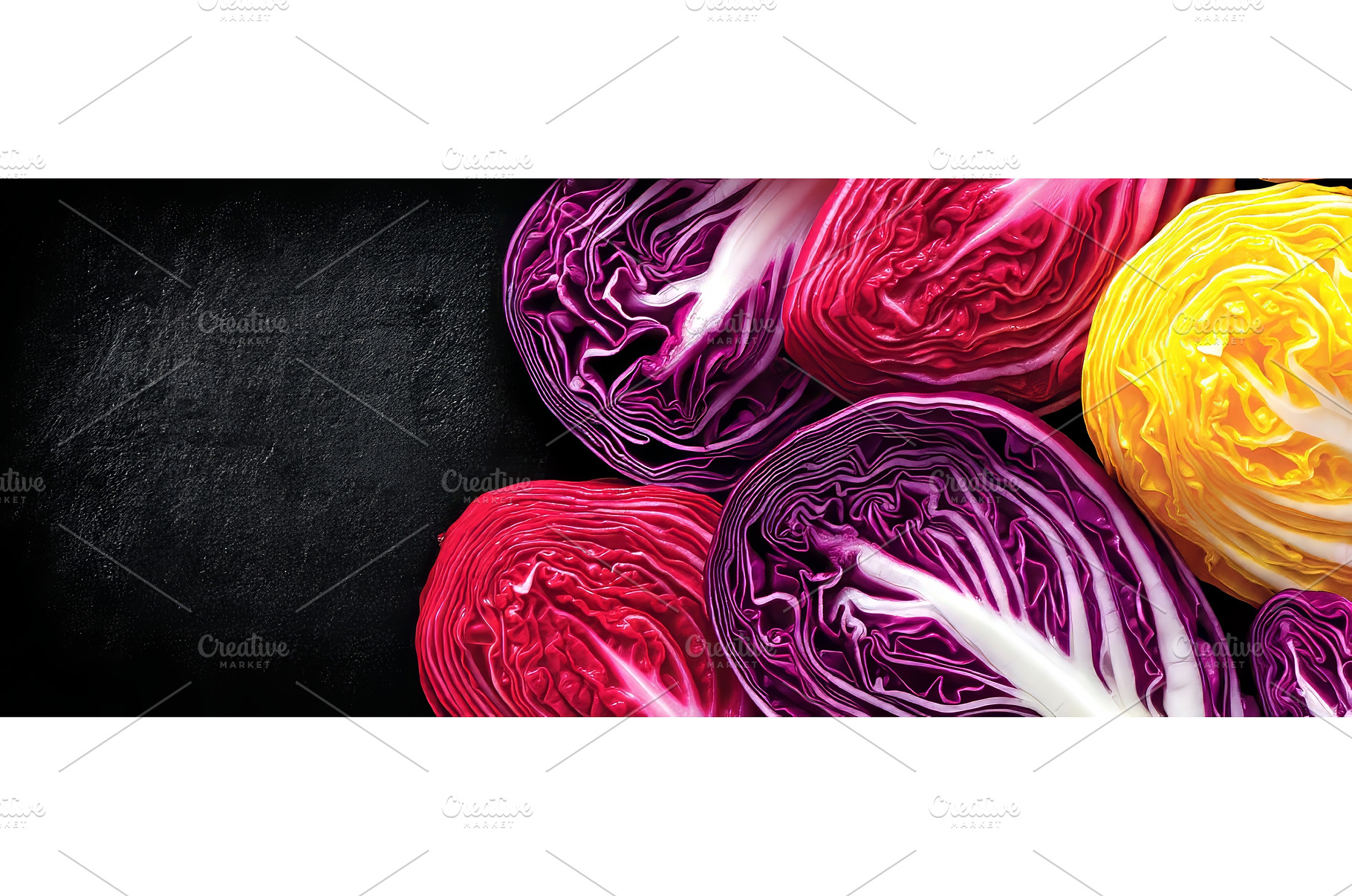 The top view of a vegetarian food, a Nature Photo by ZinetroN