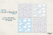 Watercolor Weather Clip Art Bundle, an Illustration by JSquarePresents (Thumbnail 2 of 5)