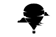 hot air balloon silhouettes, an Illustration by Amazin_art (Thumbnail 19 of 31)