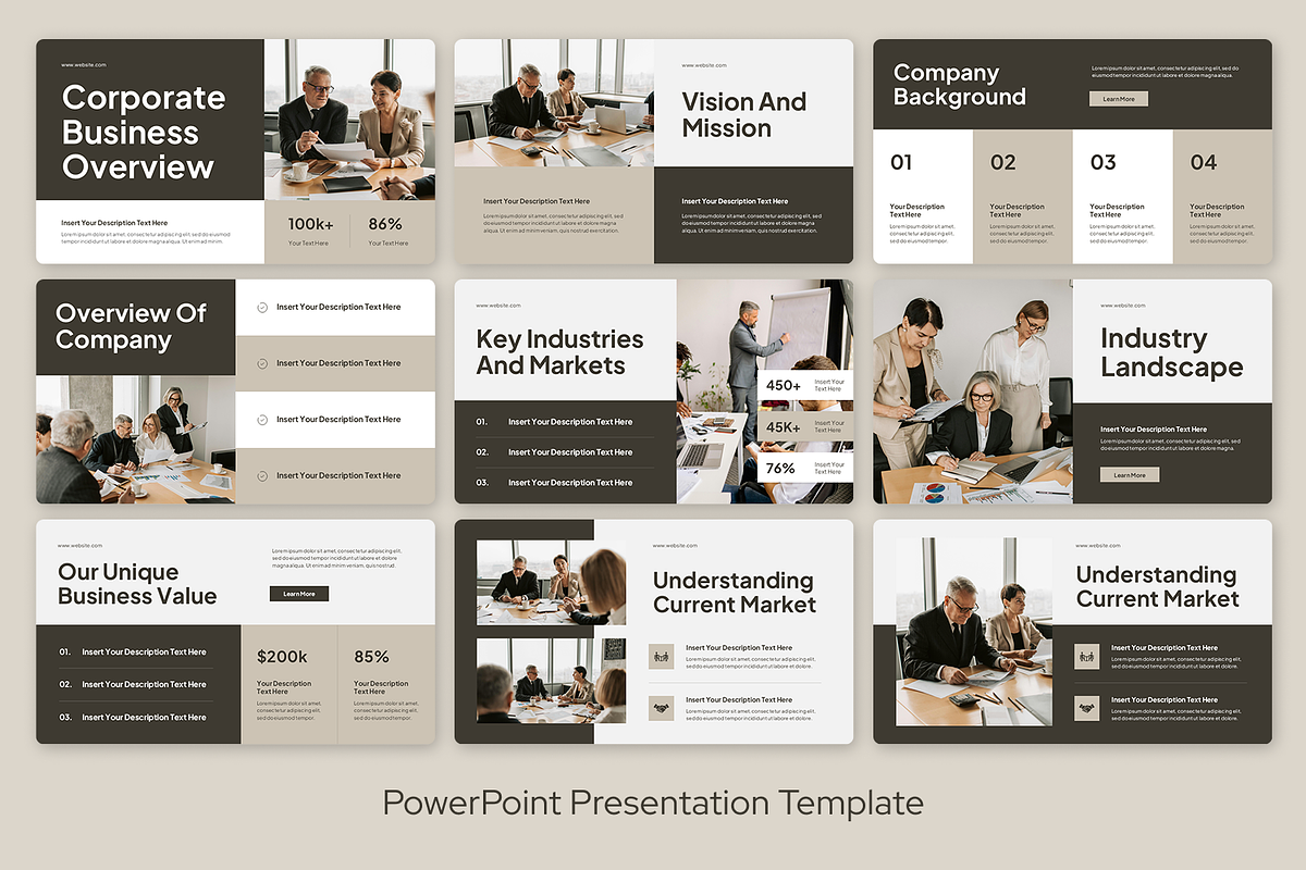 Corporate Business Overview, a Presentation Template by Sixtemp (Photo 2 of 3)