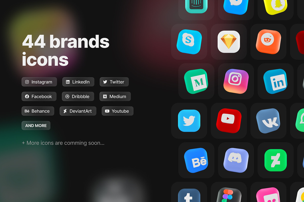 3D Icon Pack for Figma & Blender, a Solid Icon by VladTyzun (Photo 2 of 6)