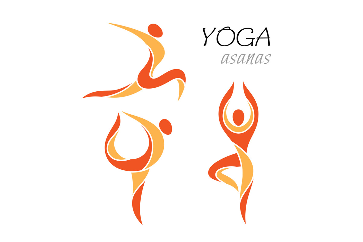 Yoga asanas icons set, a Healthcare Illustration by tetiana.svirska (Photo 1 of 7)
