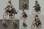 Le Promenade, an Animal Illustration by Picturesque Stories (Thumbnail 2 of 6)